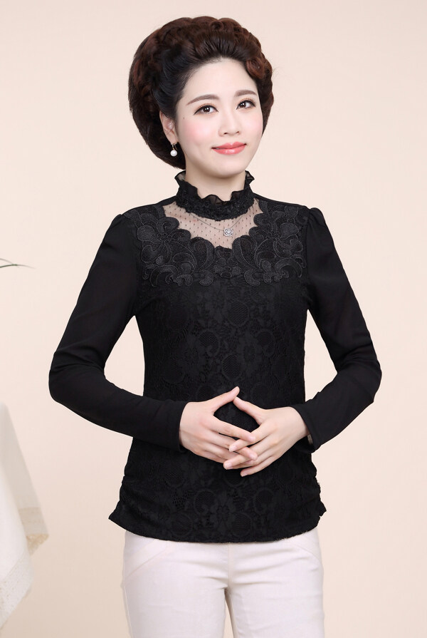 女裝媽媽裝淘寶女裝婦女裝圖片
