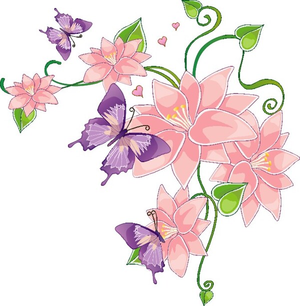 歐美花紋8461矢量CDR