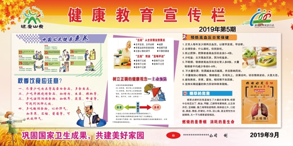 健康教育宣傳欄