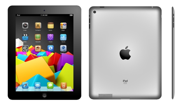 iPad2蘋果矢量