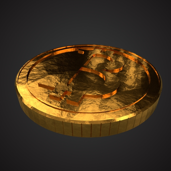 比特幣25D3D金幣立體錢復(fù)古