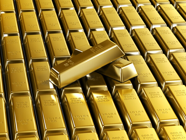 高清金條素材圖片