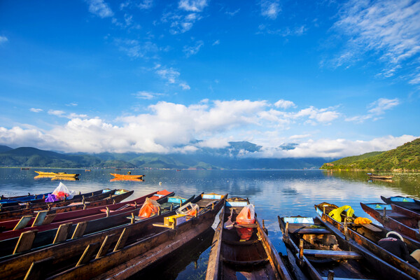 四川瀘沽湖風(fēng)景