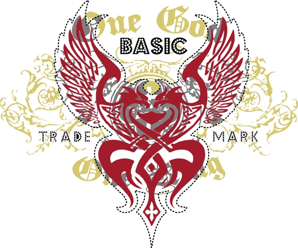印花矢量圖徽章標(biāo)記牛仔適用色彩免費(fèi)素材