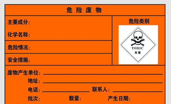 危險(xiǎn)廢物