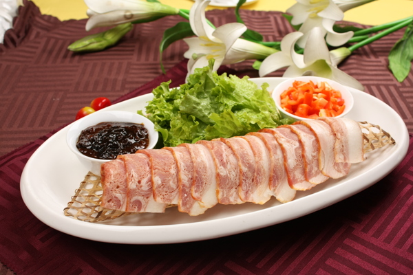 韓式培根肉圖片