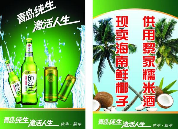 青島純生啤酒圖片