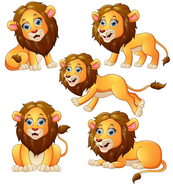 卡通雄獅漫畫圖片