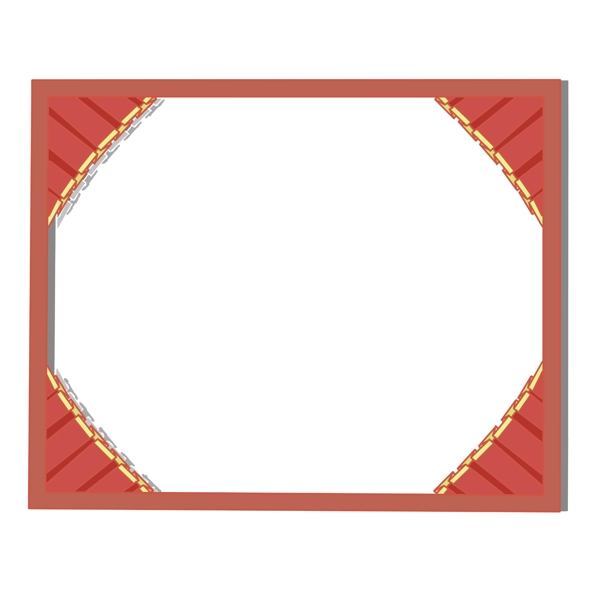 新年漂亮的邊框插畫(huà)