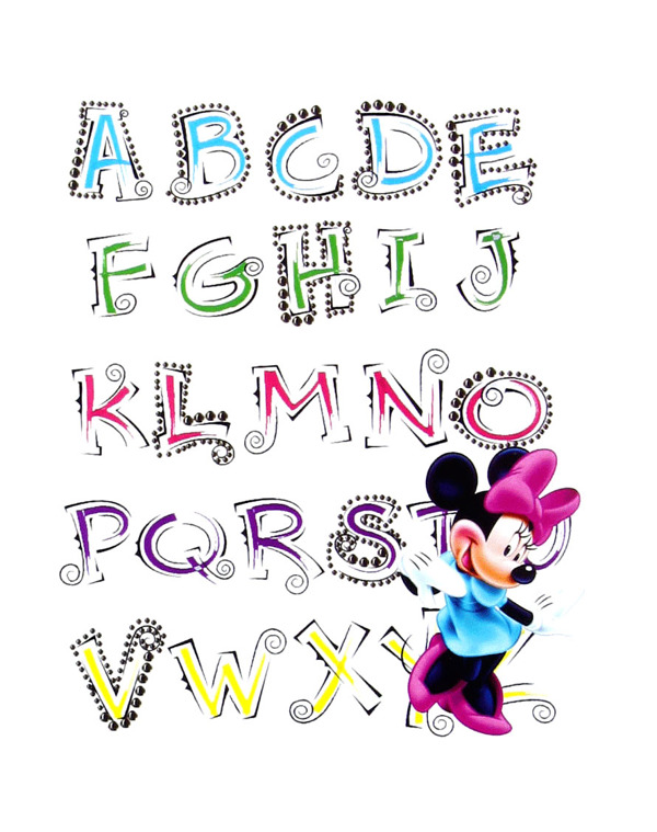 燙鉆文字英文字母色彩免費(fèi)素材