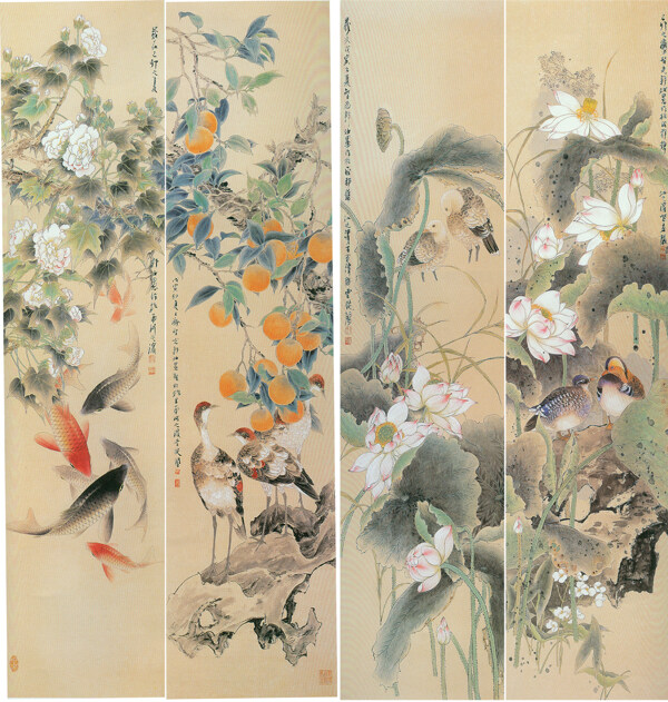 花鳥(niǎo)裝飾畫(huà)圖片