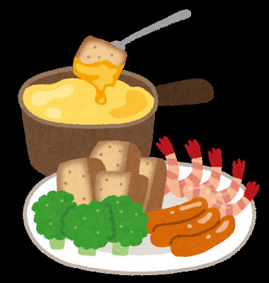 手繪卡通化美食插畫