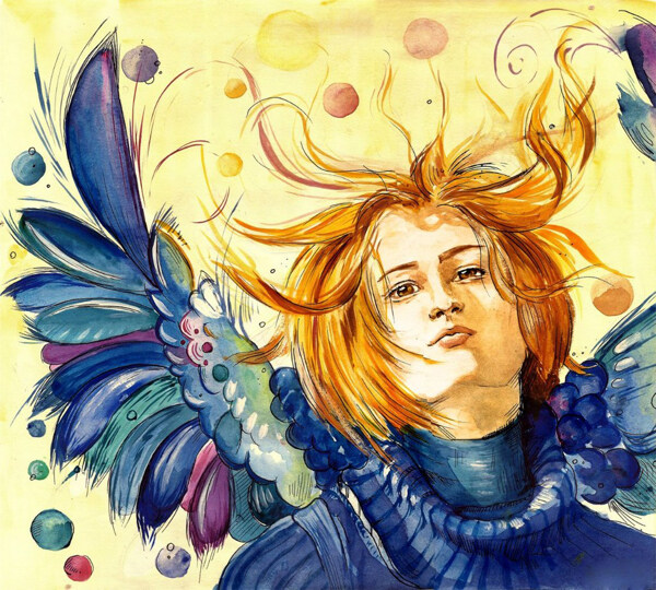位圖插畫時尚插畫插畫師Kinovich免費素材