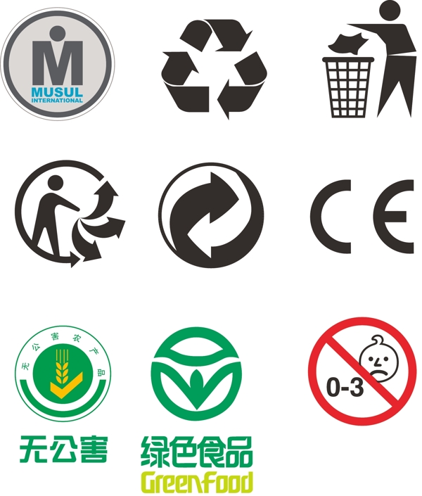 标志绿色回收
