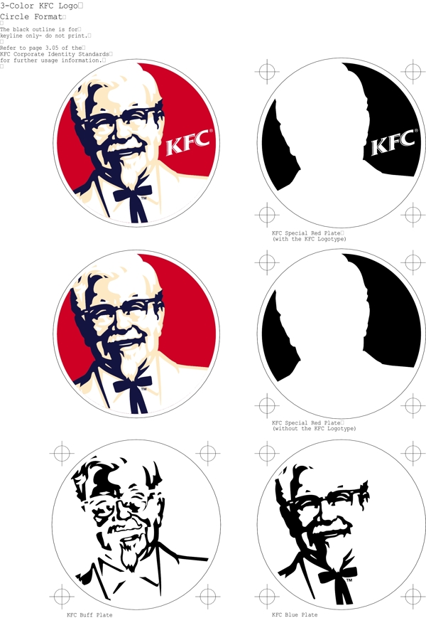 KFC肯得基肯德基矢量CDR文件VI設(shè)計(jì)VI寶典