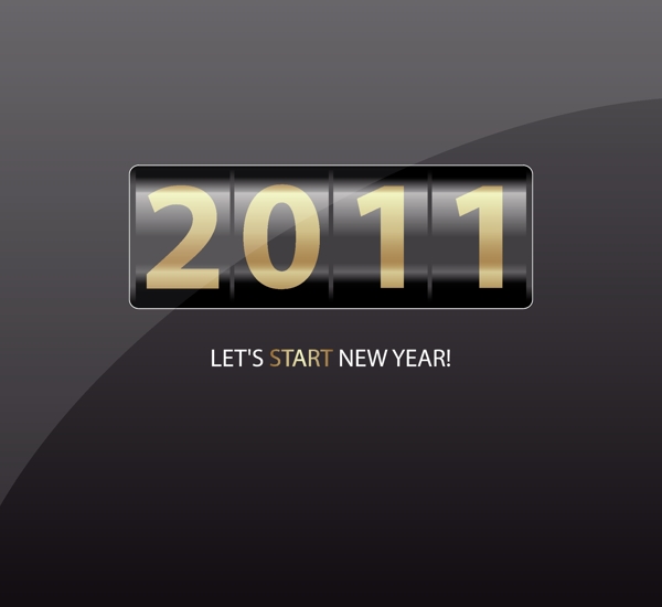 2011年新年矢量素材