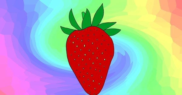 草莓卡通图片