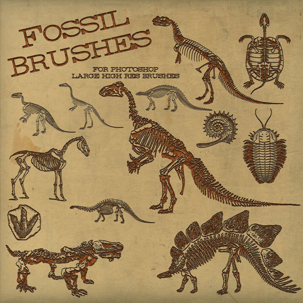 PS筆刷Dinos
