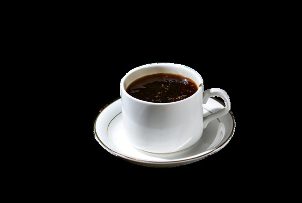 咖啡咖啡杯黑咖啡商务合成素材