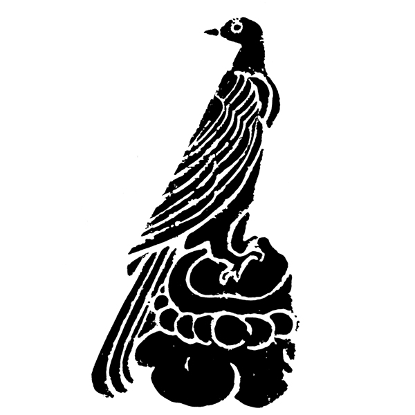 印花矢量圖動(dòng)物鳥(niǎo)類(lèi)色彩黑色免費(fèi)素材