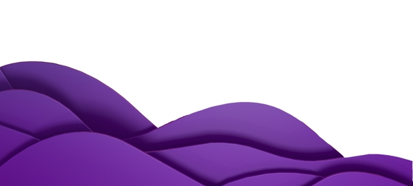 紫色的山坡
