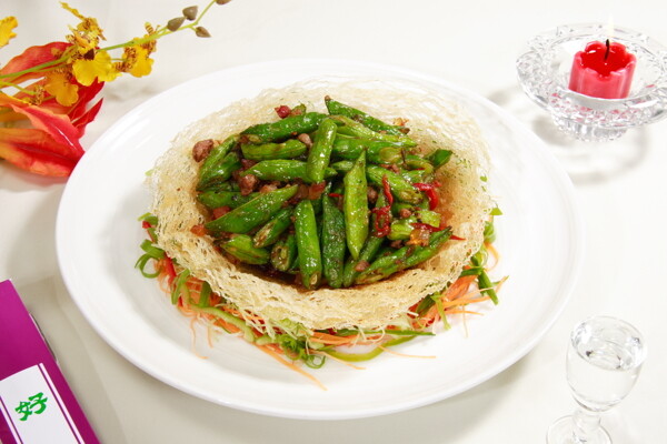干扁四季豆圖片