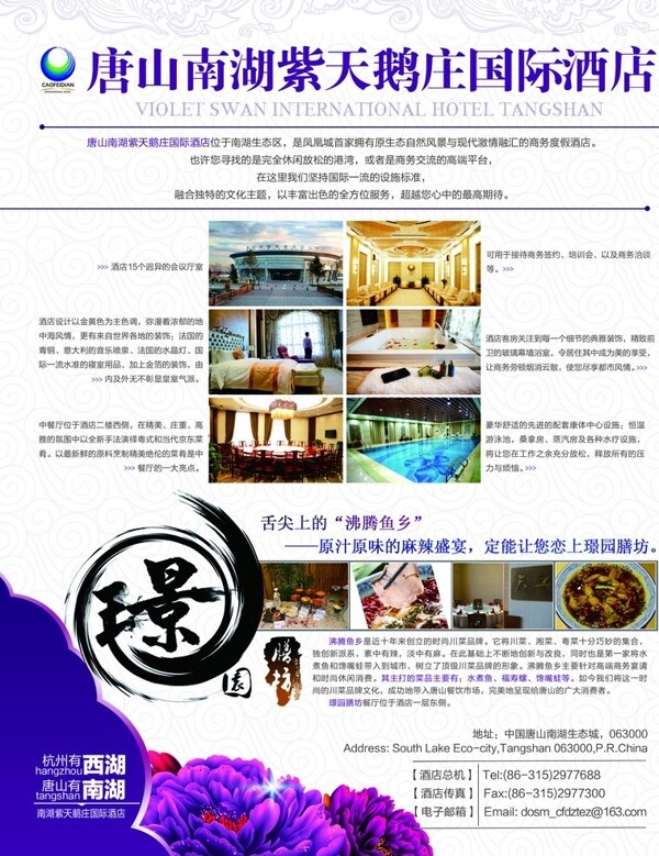 紫天鹅酒店海报图片