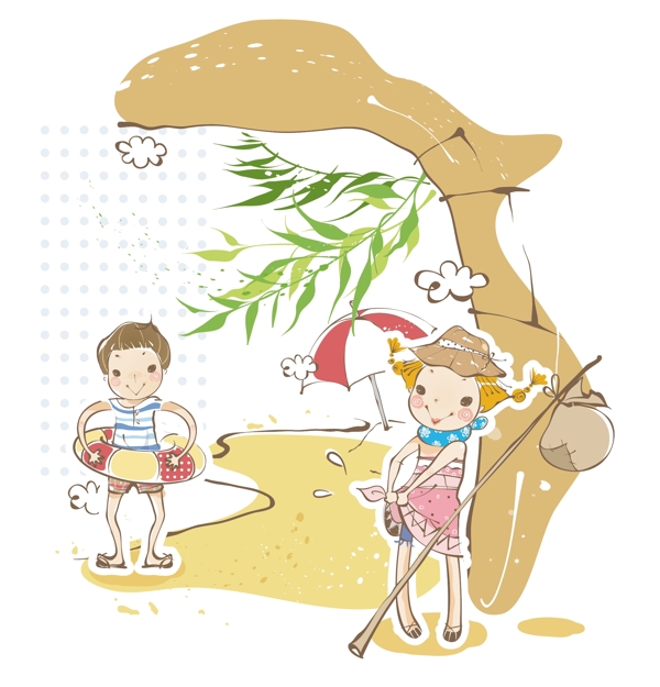 最新韓國矢量卡通素材735