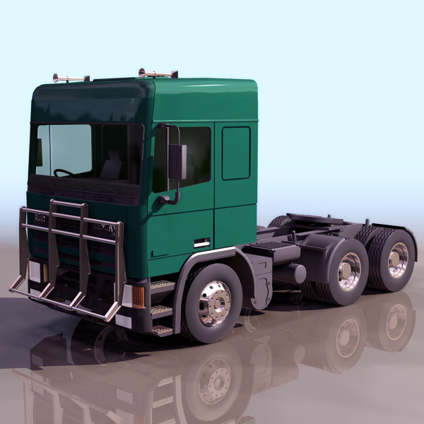 机动卡车3d模型
