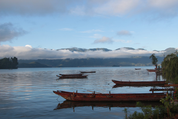 四川瀘沽湖風(fēng)景