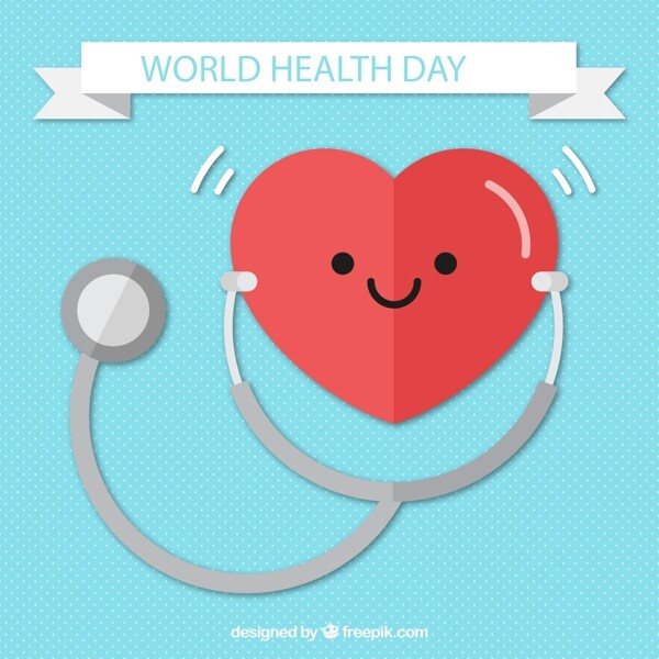 世界健康日爱心图片