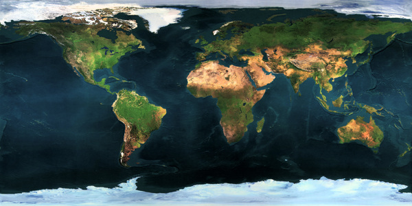 世界卫星影像图图片