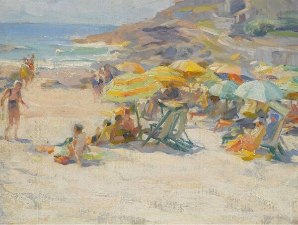MabelMayWoodwardPerkinsCoveOgunquitMaine1920畫家風(fēng)景畫靜物油畫建筑油畫裝飾畫