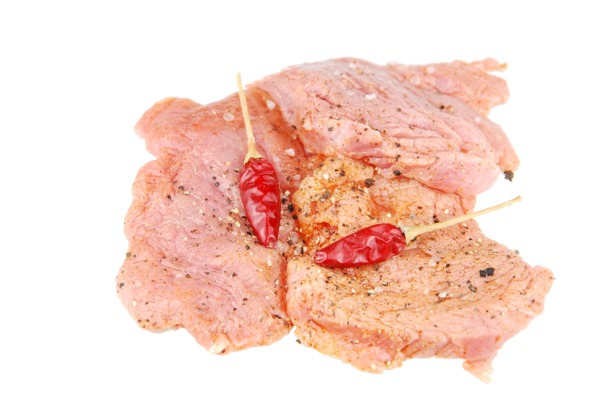 國(guó)產(chǎn)豬肉飯和食材