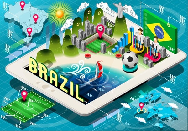 巴西足球游戏界面图