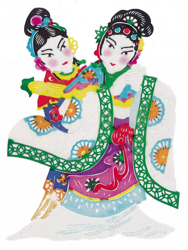 雙人剪紙
