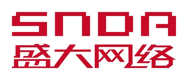 盛大白底红字logo图片
