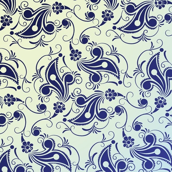 歐美花紋6241矢量EPS