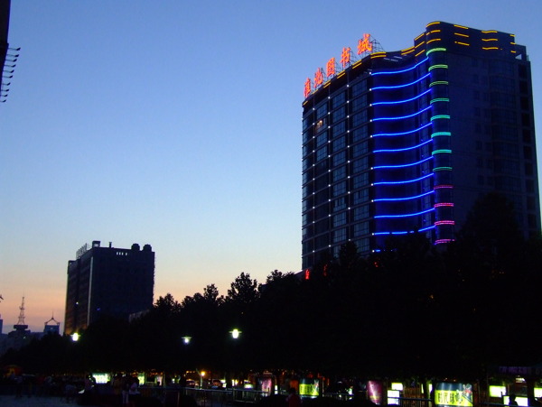 圖書館夜景