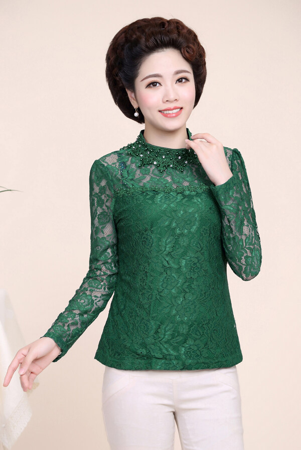 女裝媽媽裝淘寶女裝婦女裝圖片