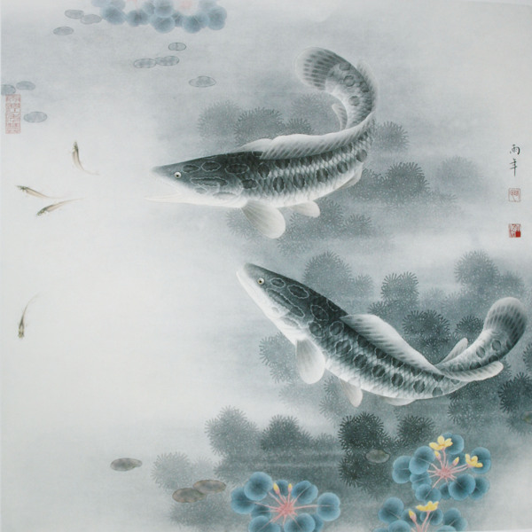 路雨年工筆魚(yú)類(lèi)選集圖片