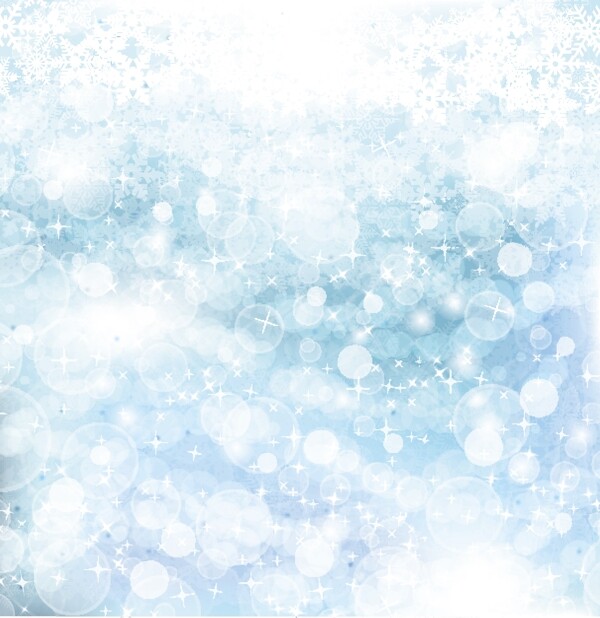 圣誕節(jié)雪花背景矢量