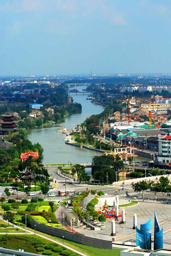 穿越淮安市区的大运河