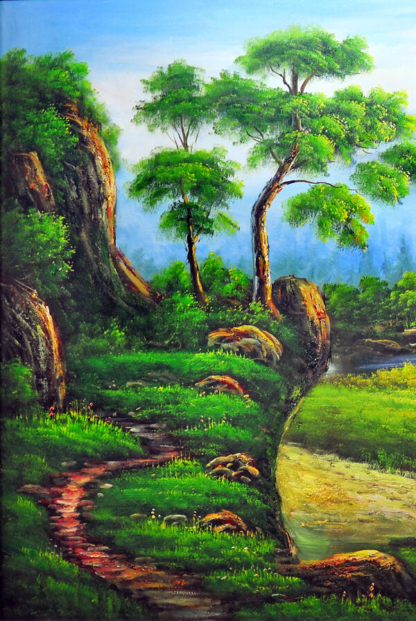 山水裝飾畫(huà)