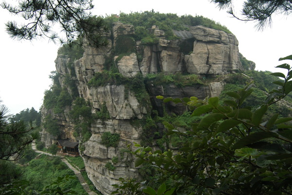 旅游攝影風(fēng)景懸崖側(cè)廊