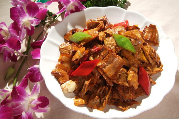 干筍回鍋肉圖片