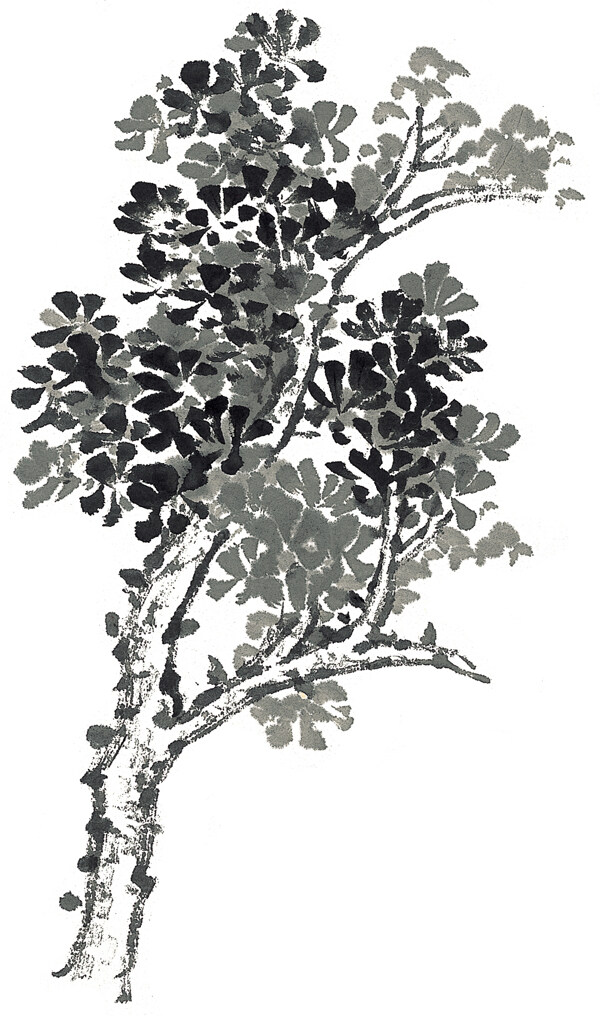 水墨樹
