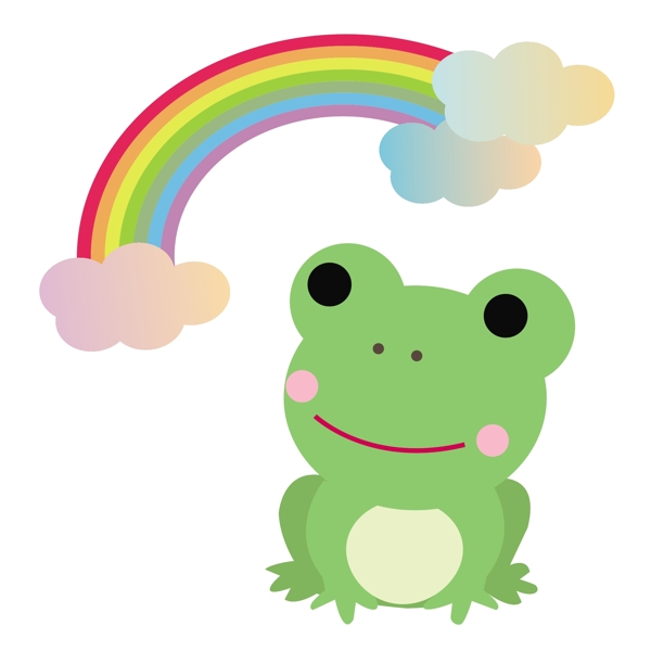 青蛙七彩虹