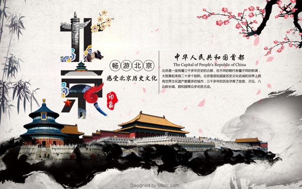旅游海报之北京印象