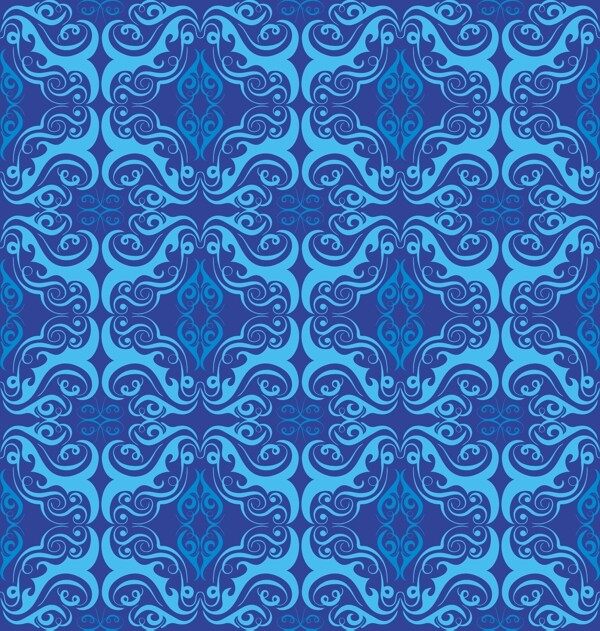 歐美花紋6244矢量EPS